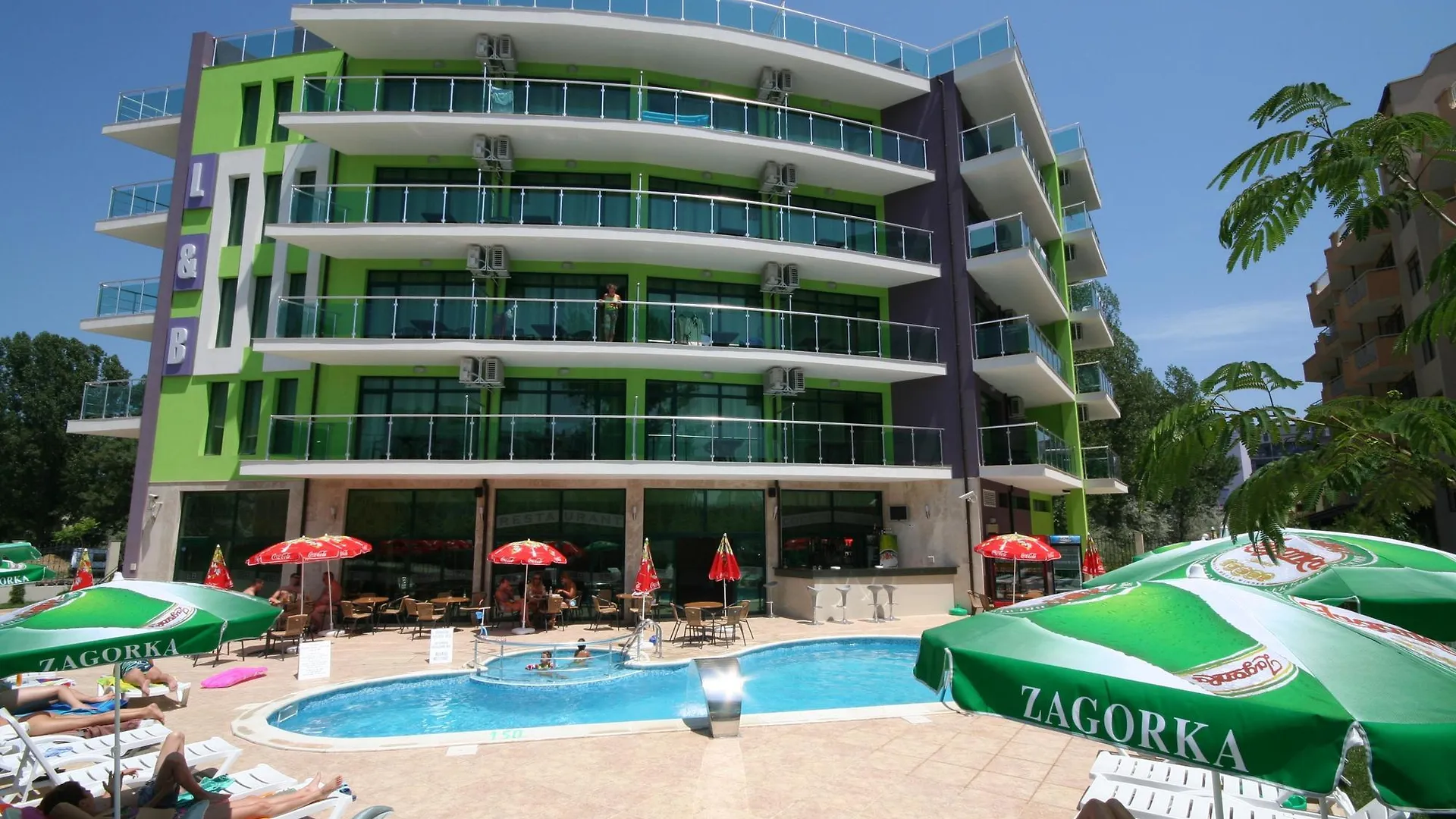 Hotel L&B- Free Parking Sunny Beach 3*,  Bulgaristan